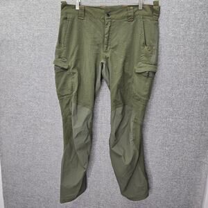 FIRST LITE OBSIDIAN FOUNDRY GREEN PANTS, SIZE 36X32